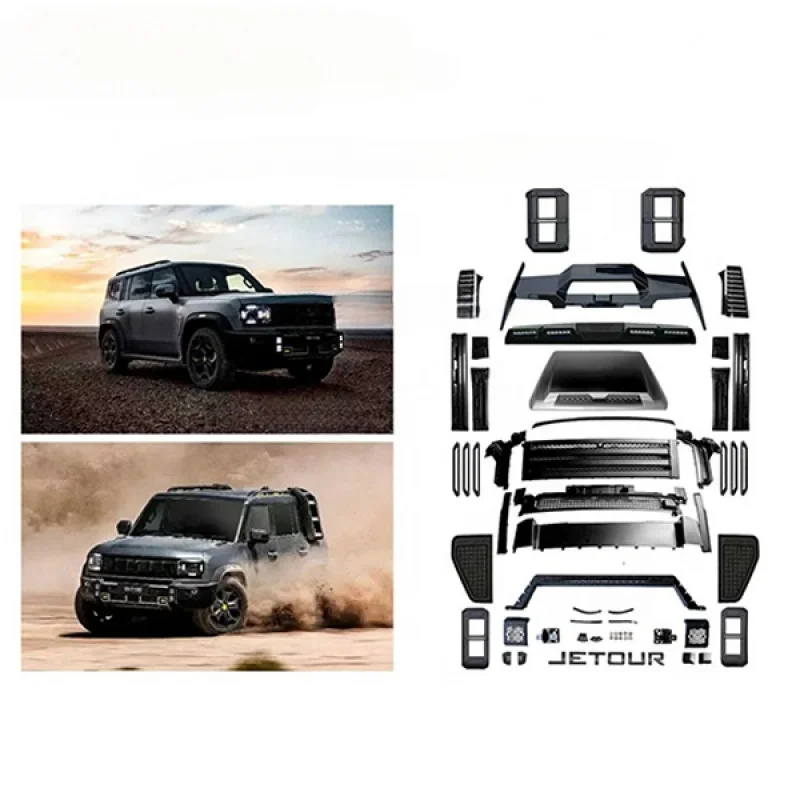 

For Chery Jetour T2 ICHX K3 2022-2024 Star Defender Wide Facelift Body Kit