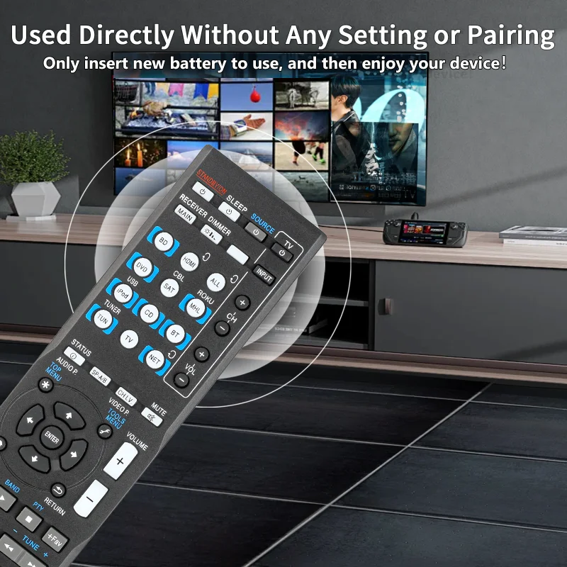 AXD7739 For Pioneer Remote Control Compatible With Pioneer AV Receiver VSX45 VSX90 VSX-95 VSX830 VSX830K VSX-1130-K VSX45