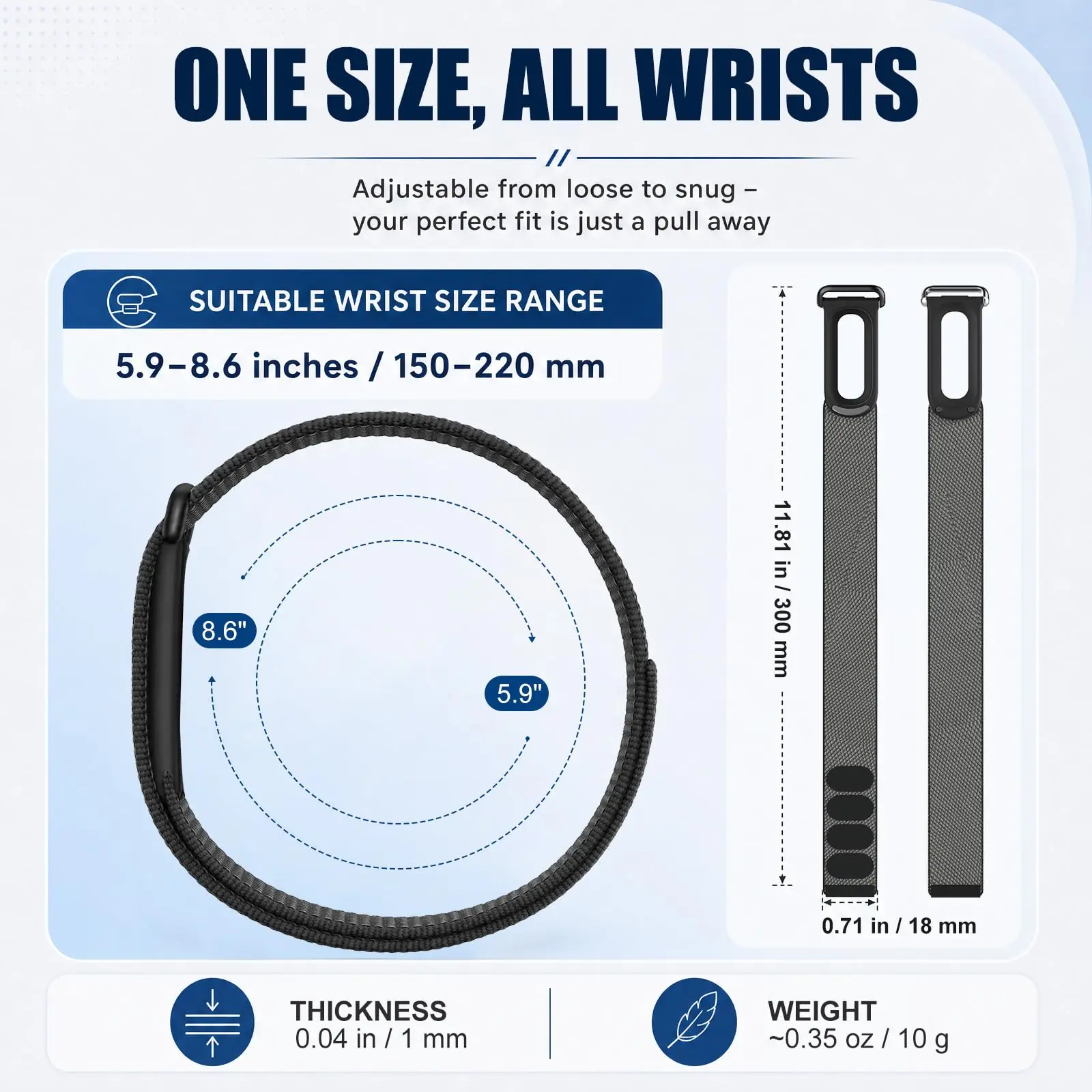 Performance Loop Band for Google Fitbit Air Watch Sport Breathable Wristband Bracelet Correa Fitbit Air Strap Accessories