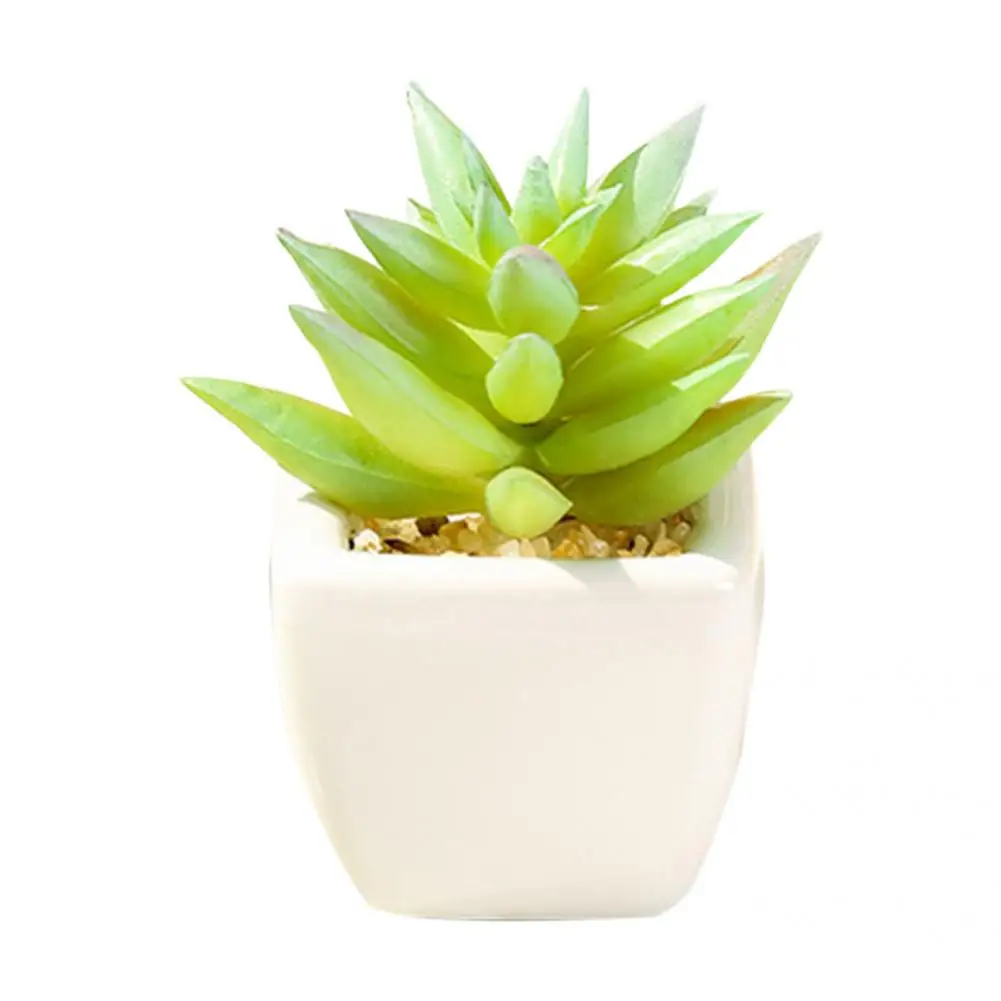 Charming Premium Artificial Multilayer Succulent Plant Bonsai Simulation Flower for Office