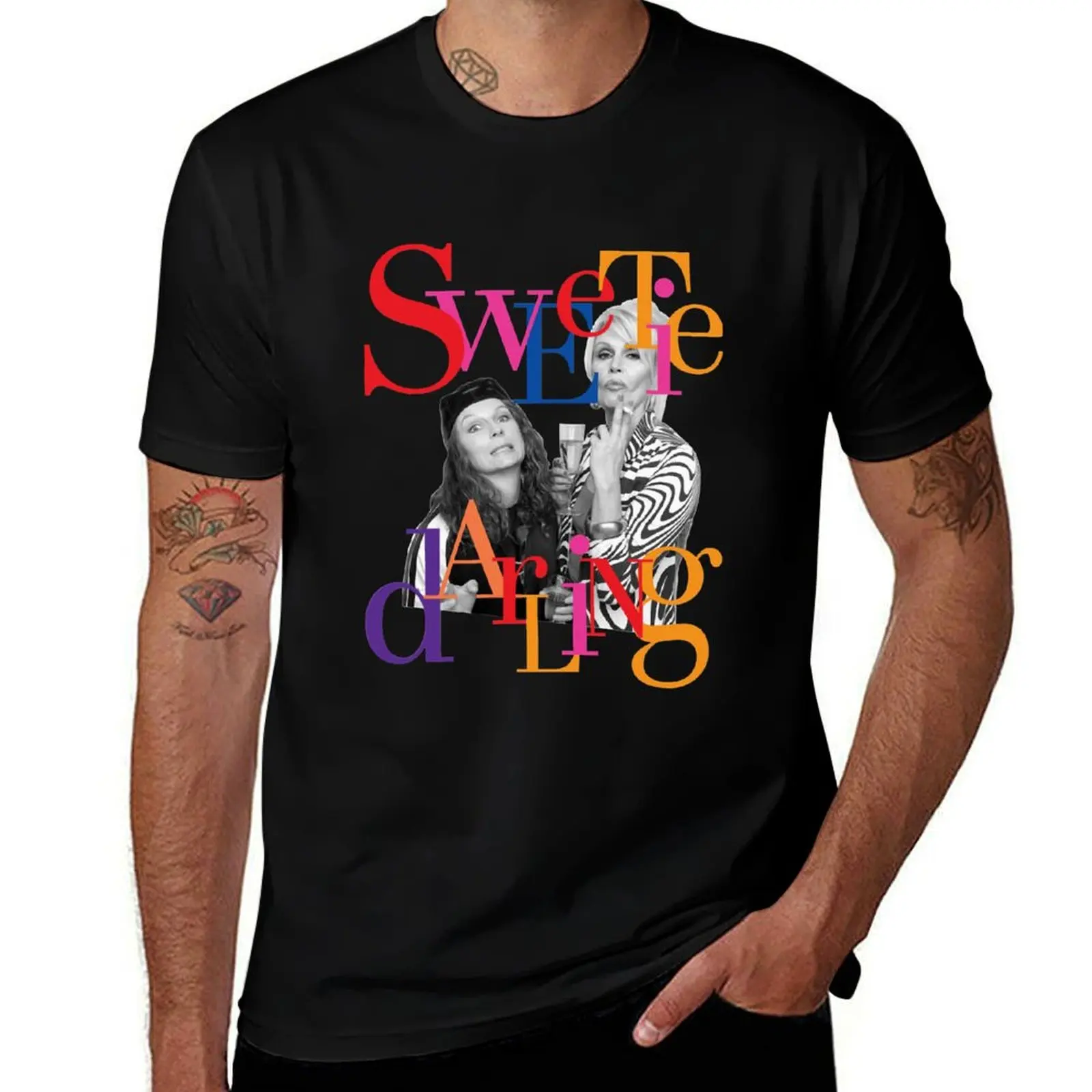 Great Model Absolutely Fabulous Eddie Patsy Are The Best Sweetie Darling T-Shirt Sporty Casual Quick Dry T-Shirt