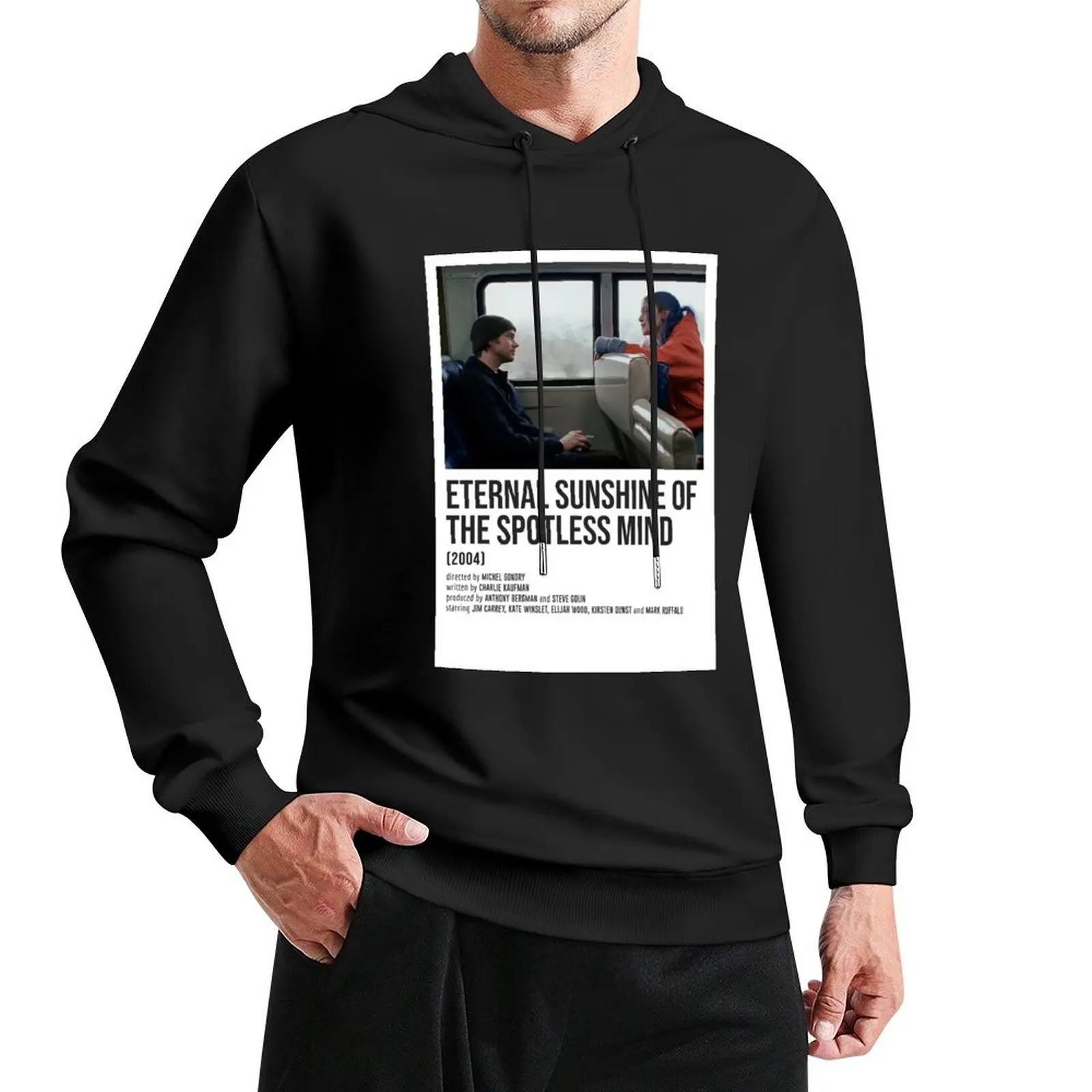 

ETERNAL SUNSHINE OF THE SPOTLESS MIND train POSTER Pullover Hoodie korean style clothes anime hoodie