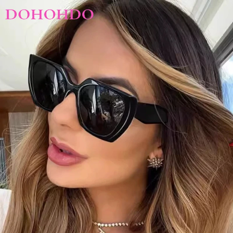 

DOHOHDO Square Sunglasses Women Fashion Orange Punk Glasses Men Vintage Shades UV400 Female Retro Eyewear Oculos Gafas De Sol