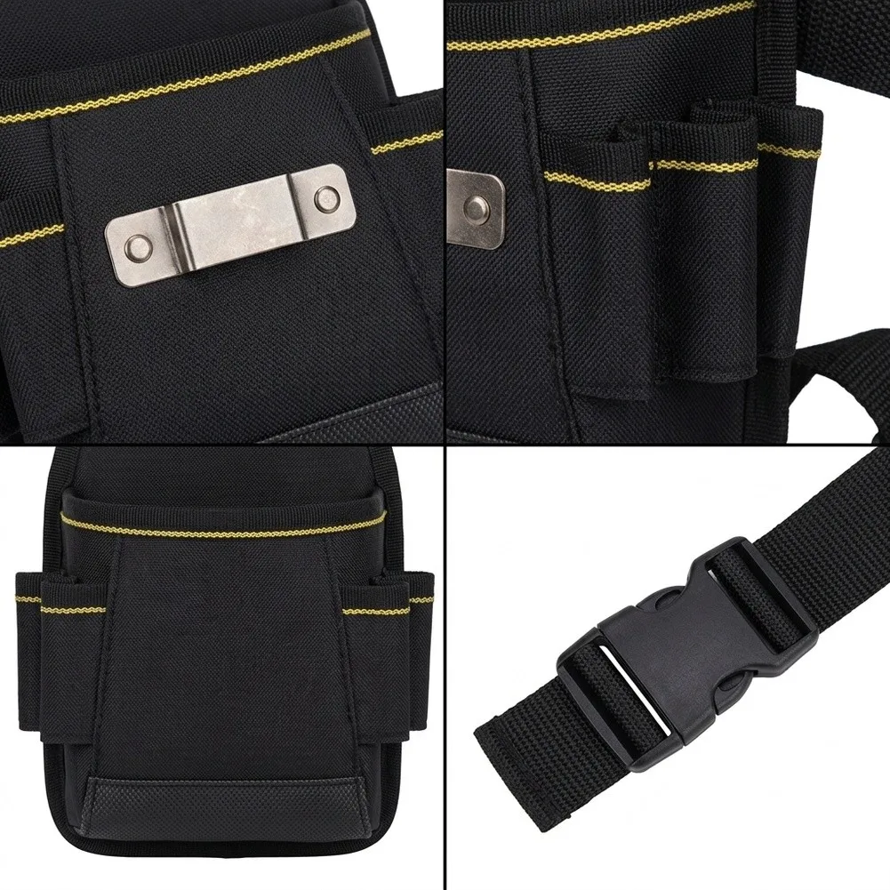Tool Waist Pouch for Mechanics and Technicians - Slim 230g Design with Organized Compartments 15.5x6x24cm Size
