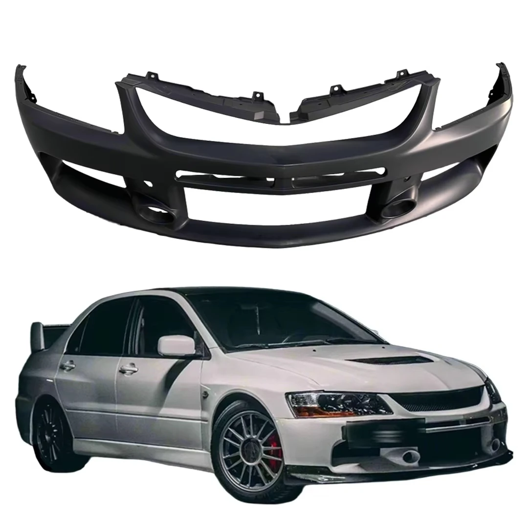 Parachoques trasero de labio delantero para Mitsubishi EVO 9, kit de carrocería, modificación de pieza de automóvil japonesa, Kits de carrocería de coche Lancer Evolution 9