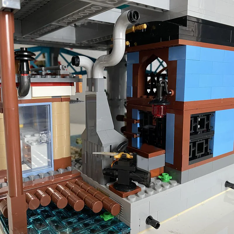 4069PCS MOC Custom Modular Ninjagoes City Extension: Karaoke Bar Architecture Building Model Assembly Children Festival Gift