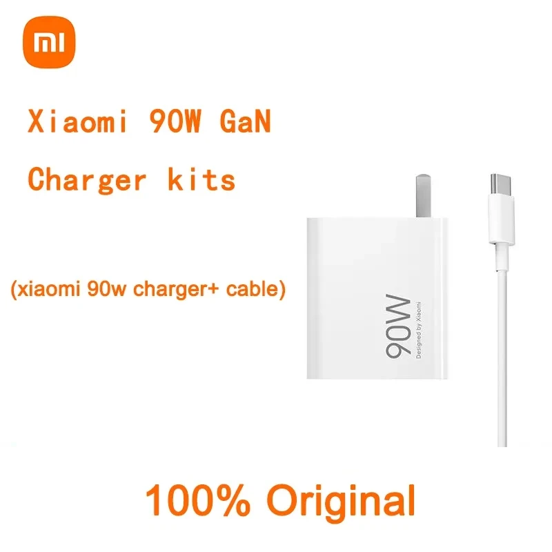 

Зарядное устройство Xiaomi GaN, 90 Вт, с кабелем Type-C