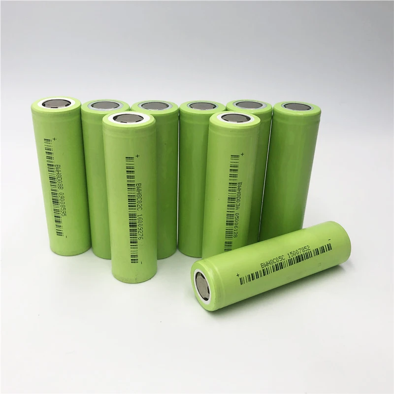 Hot Sale Green energy Battery 10pcs 18650 3.7v 2000mAh  10C Deep Cycle Lithium Batteries Cell for Power Bank