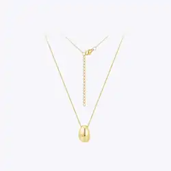 ENFASHION Geometry MINI Round Pendant Necklace For Women's Collares Para Mujer Stainless steel Gold Color Stylish Jewelry 3430