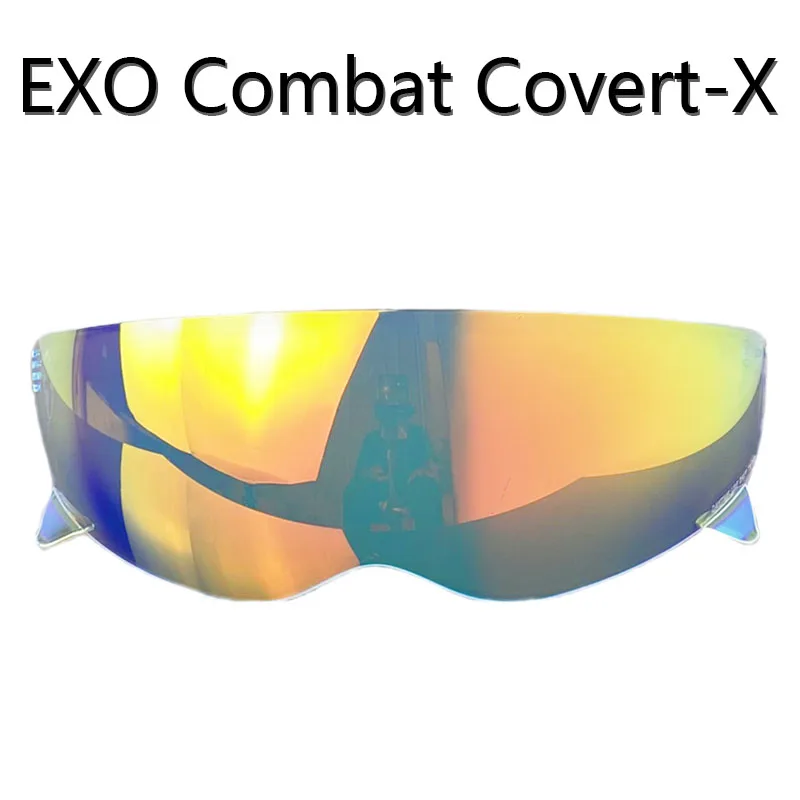 Helmet Visor for Scorpion Exo Combat Covert-X Motorcycle Helmet Visors UV Protection Motorcycle Helmet Accessories