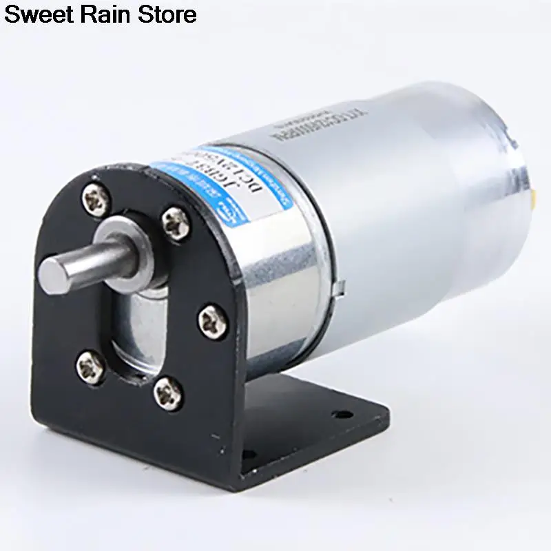 37 مللي متر تيار مستمر 12 فولت 24 فولت بنغورانغ جيجي موتور JGB37-555 Kecepatan dapat Diatur Baina CW CCW موتور Listrik Torsi Tinggi #5