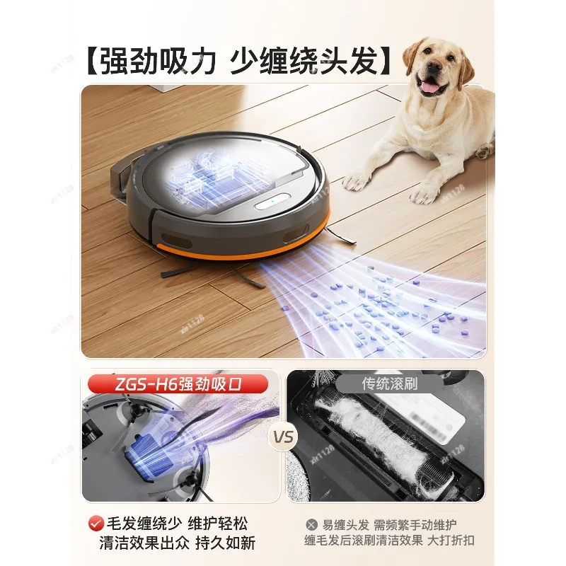Ultra-thin 3-in-1 Robot Vacuum Cleaner Automatic Sweeping Mopping Suction Integrated Home Cleaner