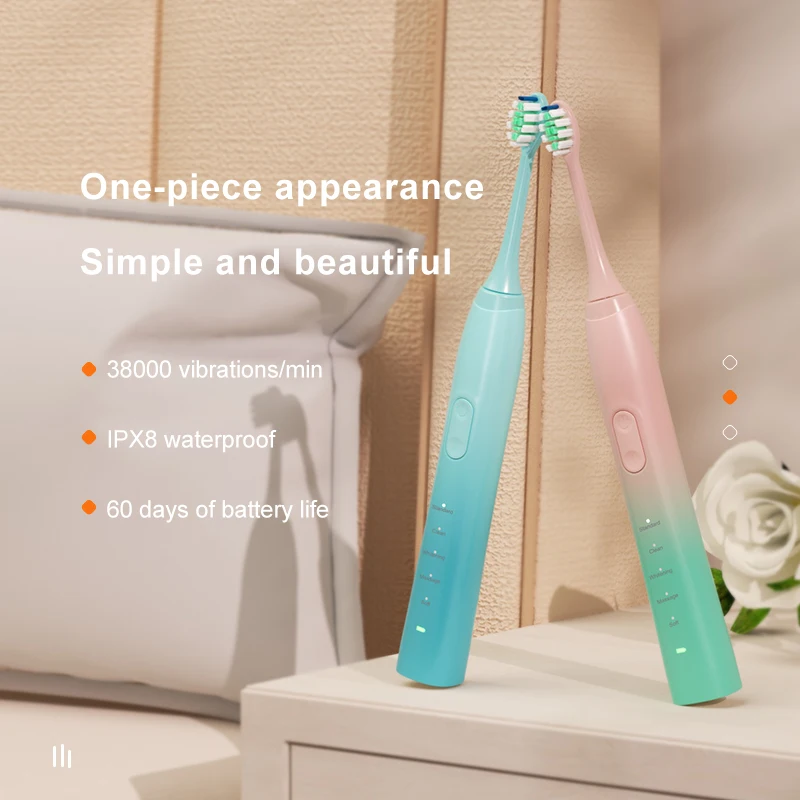 T5 Intelligent Magnetic Levitation Sonic Electric Toothbrush Adult Rechargeable 8-level Waterproof