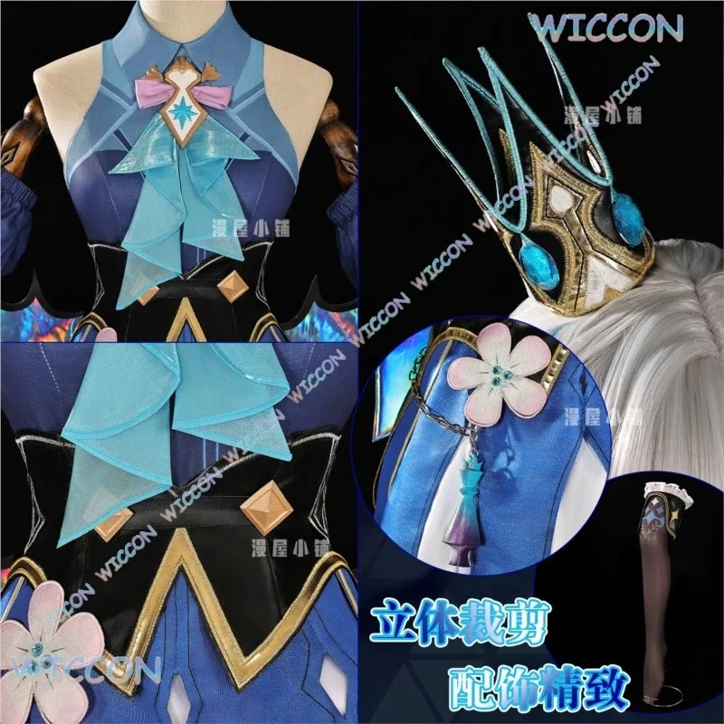 25COS[PandaCos]Honkai: Star Rail Cerydra Cosplay Strój Cesarzowej Gra Damski Kostium Roleplay Halloween Anime Impreza Sukienka HS