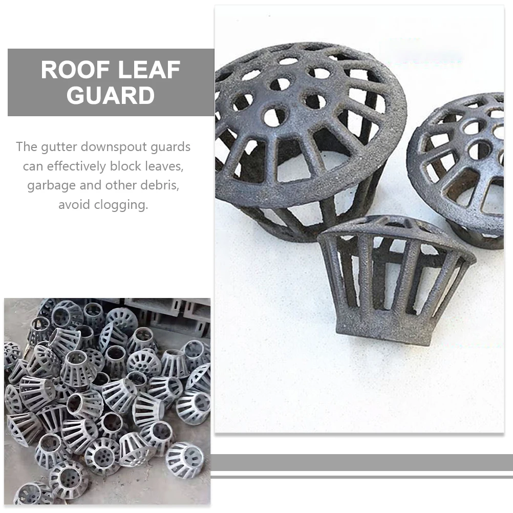 

Tennis Floor Leak Cast Iron Gutter Guard Efficient Drainage Screens For Leaves Roof Leaf Filters Easy Installation Reusable