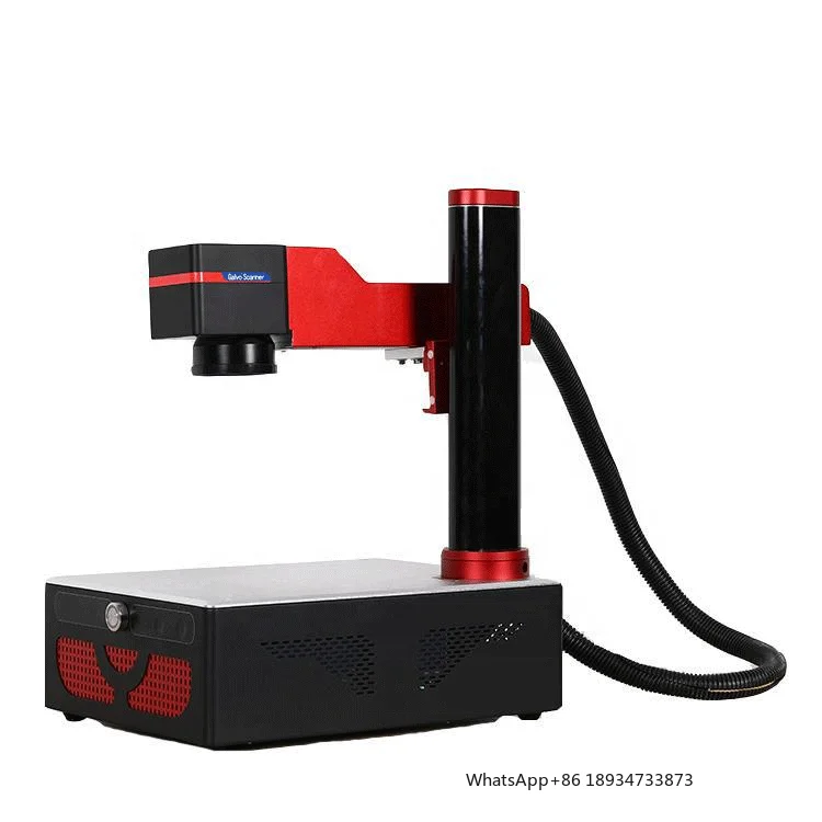 

Low Price 20W 30W 50W 100W Small Mini Portable Desktop Mopa Color Fiber Marking Machine for Stainless Steel Engraving