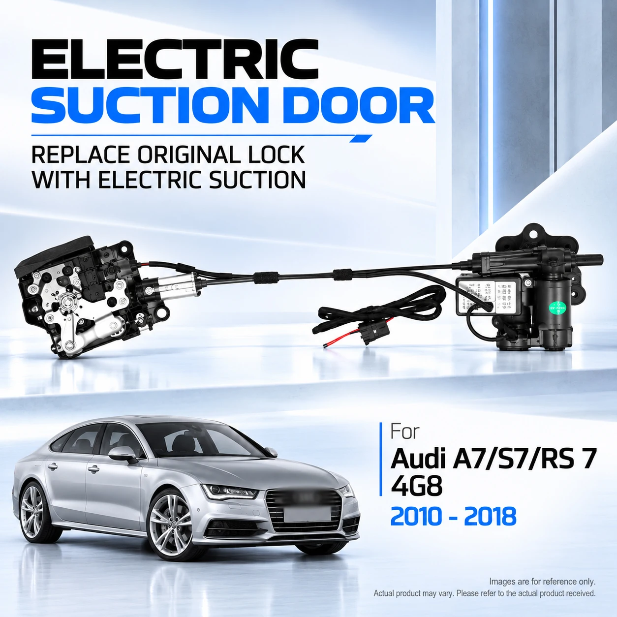 For Audi A7 S7 RS 7 4G8 2010-2018 Car Specific Electric Soft Close Door Lock Replacement Kit Auto Suction Door Upgrade