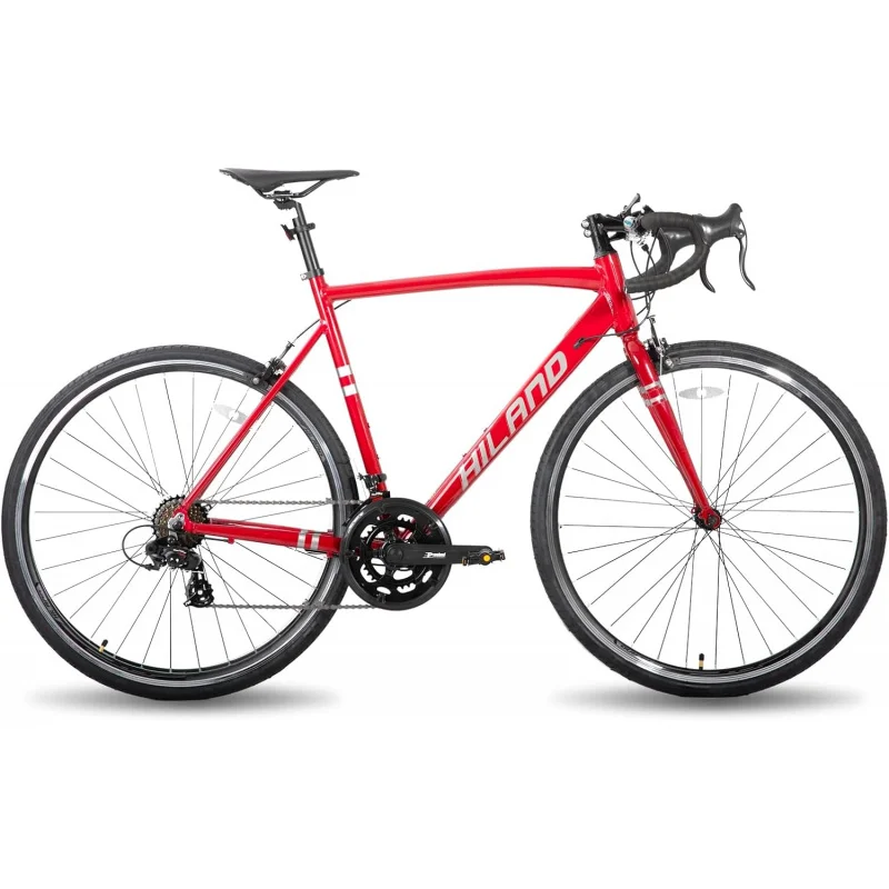 AQHILAND Adult Road 700c Racing Bike with 14 Speeds.Aluminum Frame.Caliper Brake.City Women Men