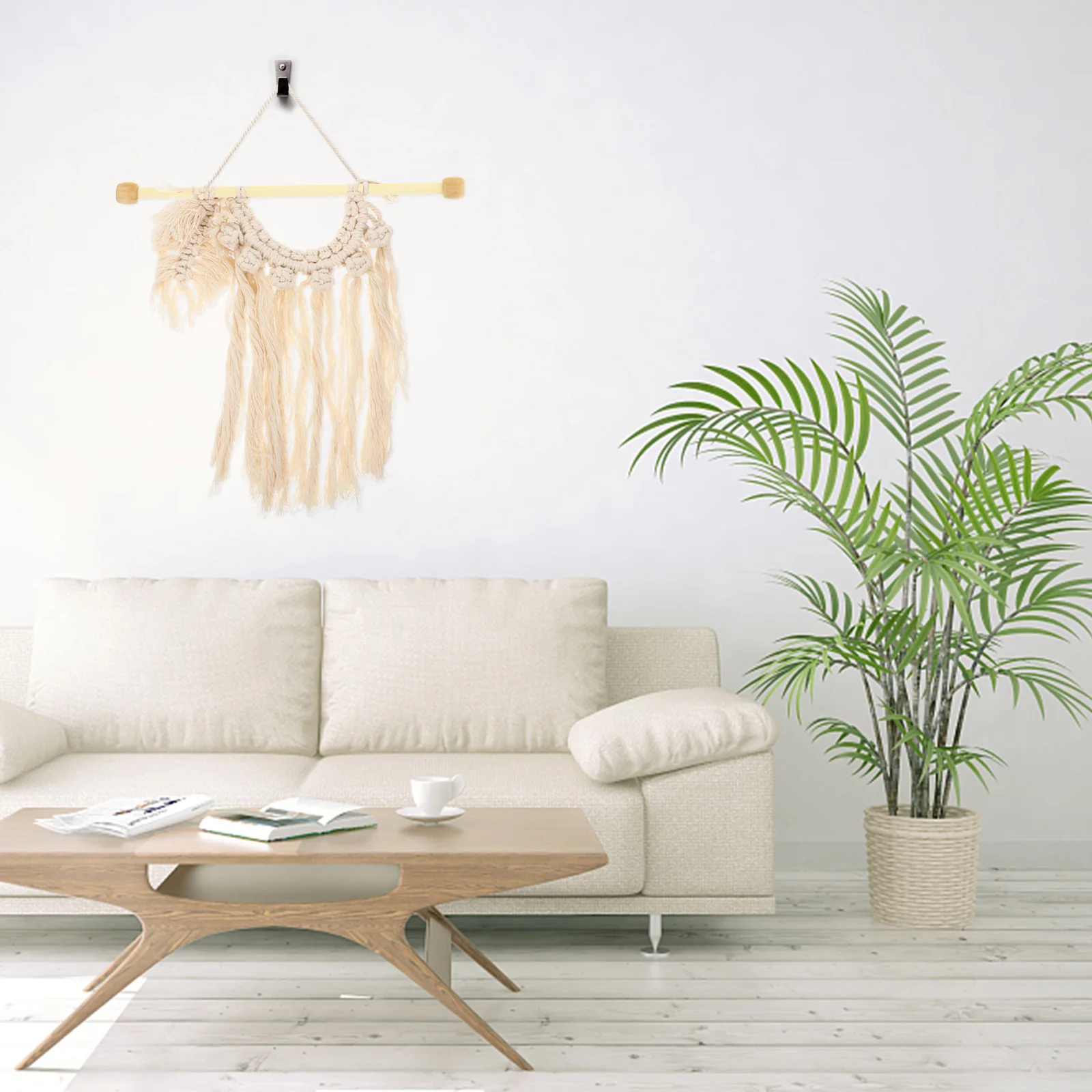 

4Pcs Bamboo Hanging Poles Smooth Surface DIY Tapestry Accessories Banner Rods Flag Holders Home Decor Tapestry Poles