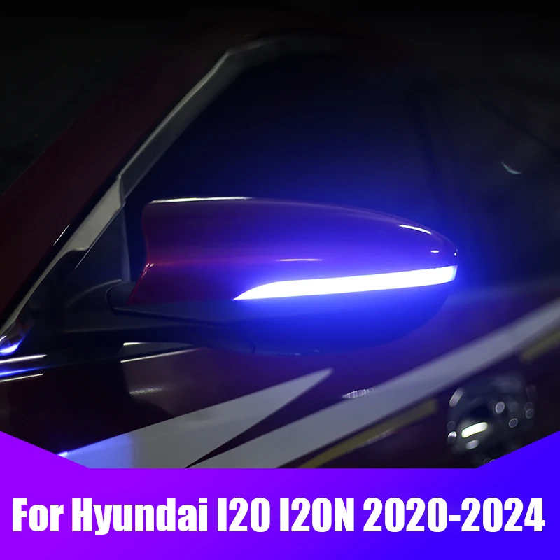 

Динамический поворотный сигнал зеркала заднего вида для Hyundai I20 I20N 2020 2021 2022 2023