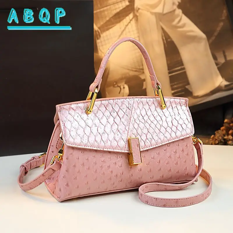 

New Women's Shoulder Bag Luxury Brand Leather Fashion Women's Shoulder Crossbody Diamond Inlaid High Quality Casual Women's Bag