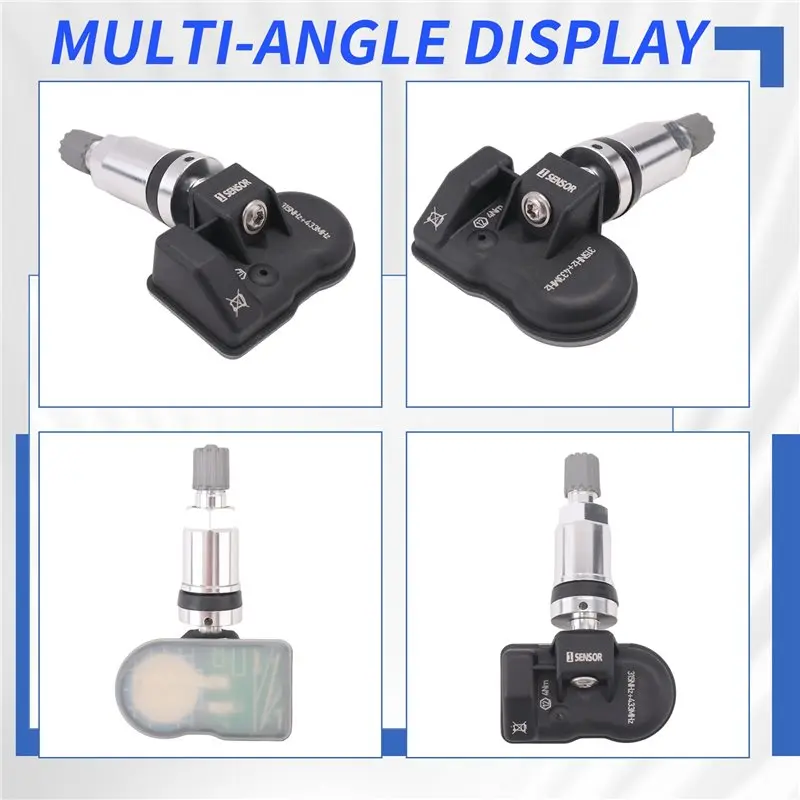 A95E-4Pcs Programmable MX Sensor For Autel Tool TS408 TS508 ITS600 315MHZ+433Mhz 2 In 1 TPMS Tire Pressure Sensor Monitor