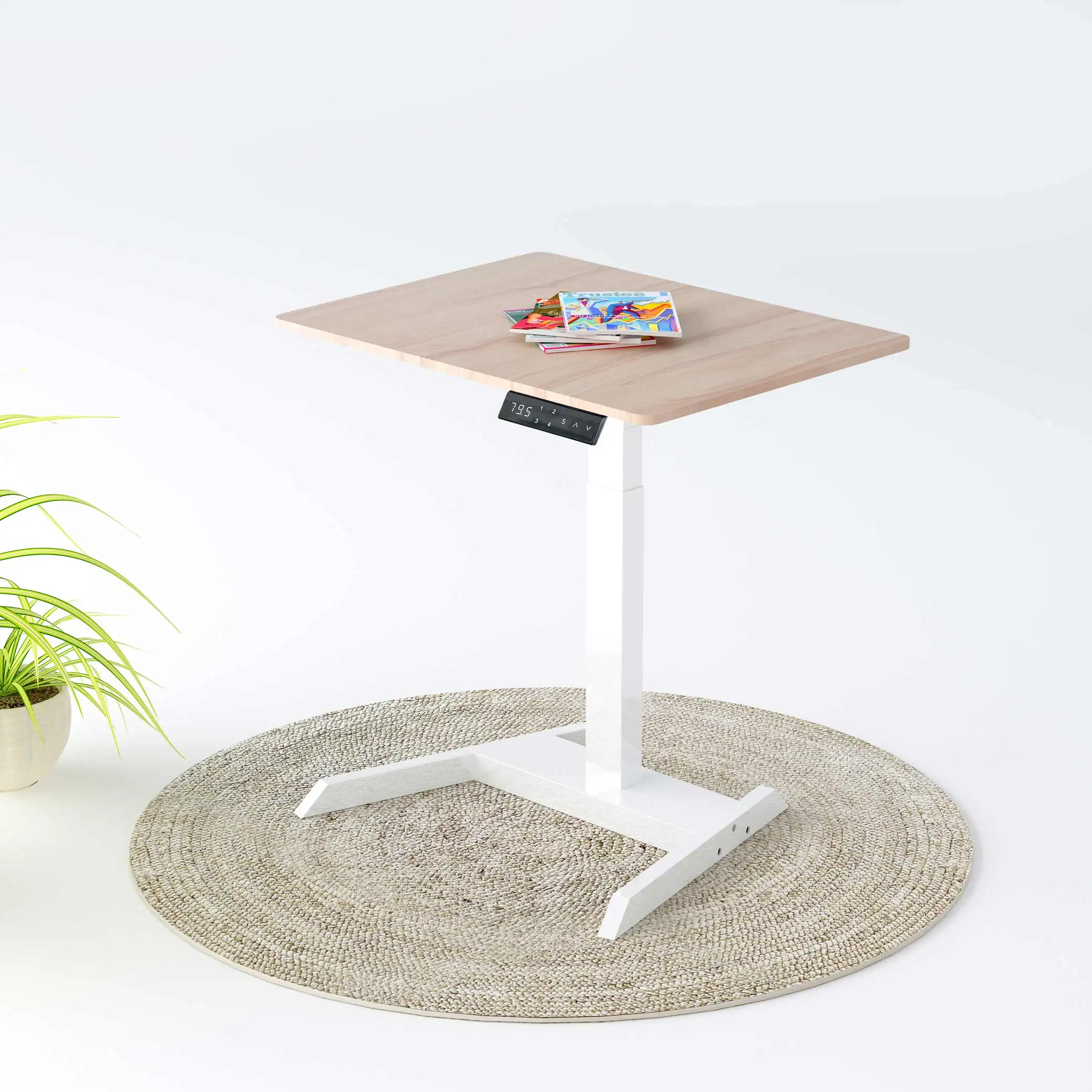 

Custom Single Leg Adjust Table With Fashion Appearance Desk for Negotiating