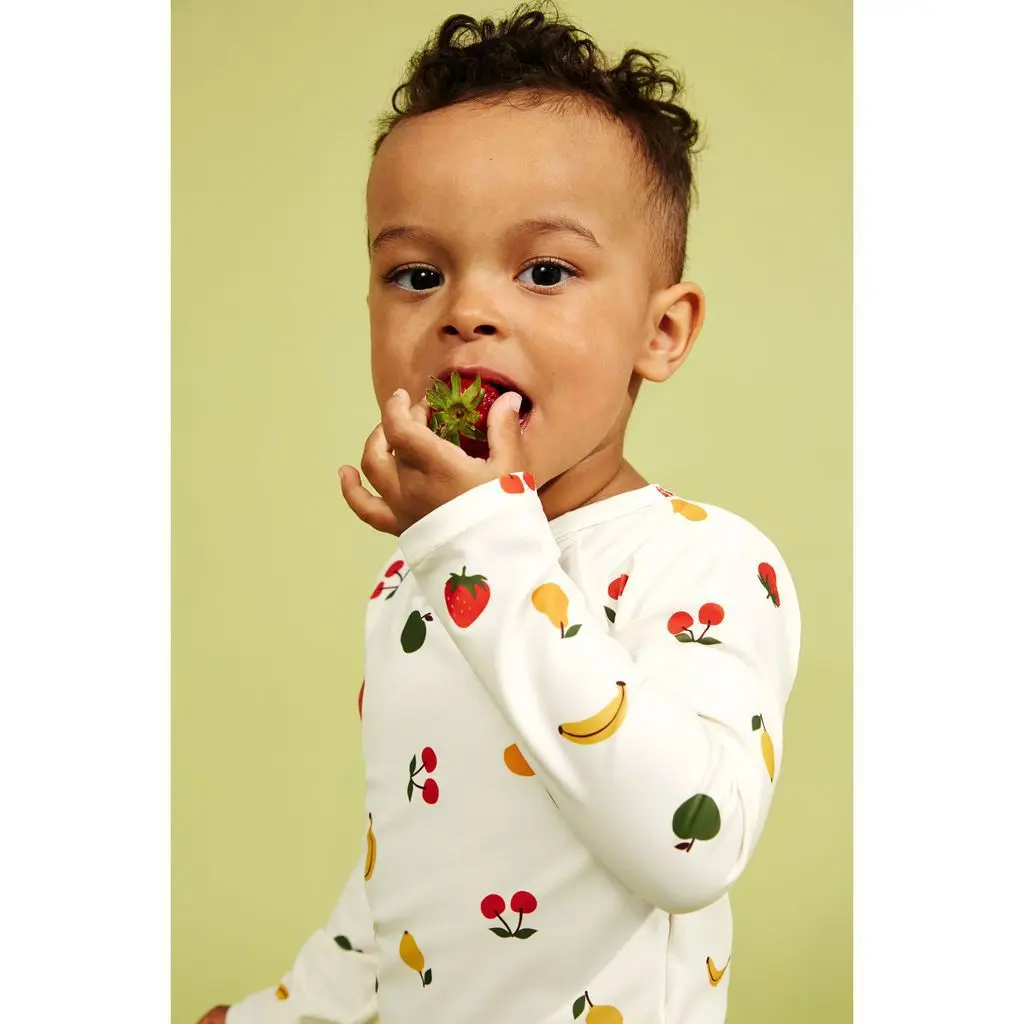 Fato de natação KU infantil, roupa de flores Kawaii para bebês, conjunto de maiô para meninos, roupa de banho infantil, irmã e irmão