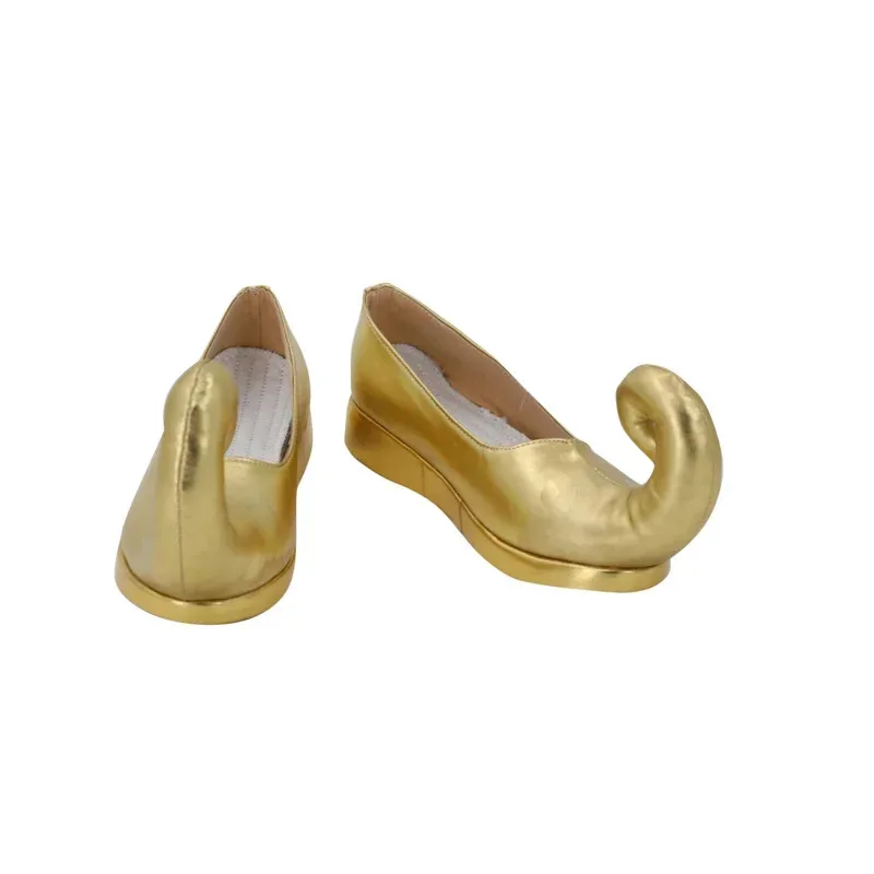 

Сиси 2233Aladdin аниме золотистые туфли Жасмин женские ботинки из искусственной кожи Хэллоуин косплей реквизит на заказ ма