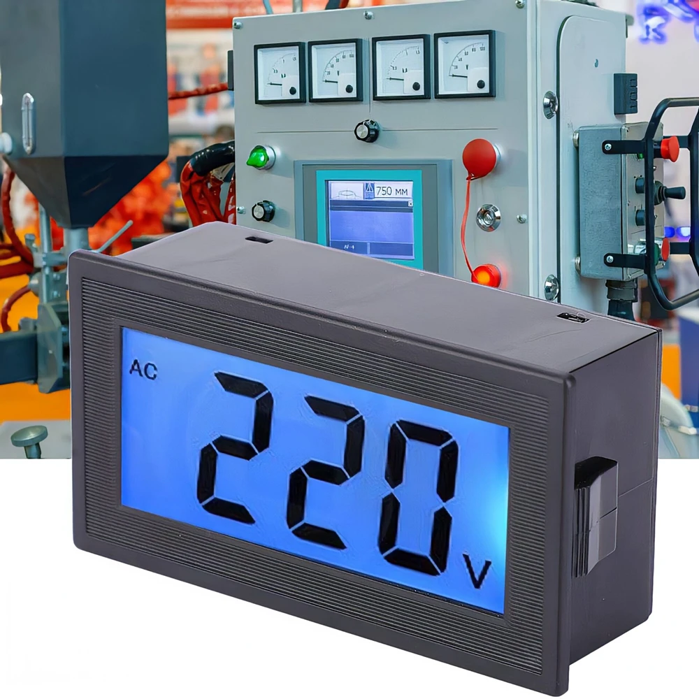 LCD D85-120 LCD digital display AC power supply voltage measurement AC80-500v voltage meter with back cover