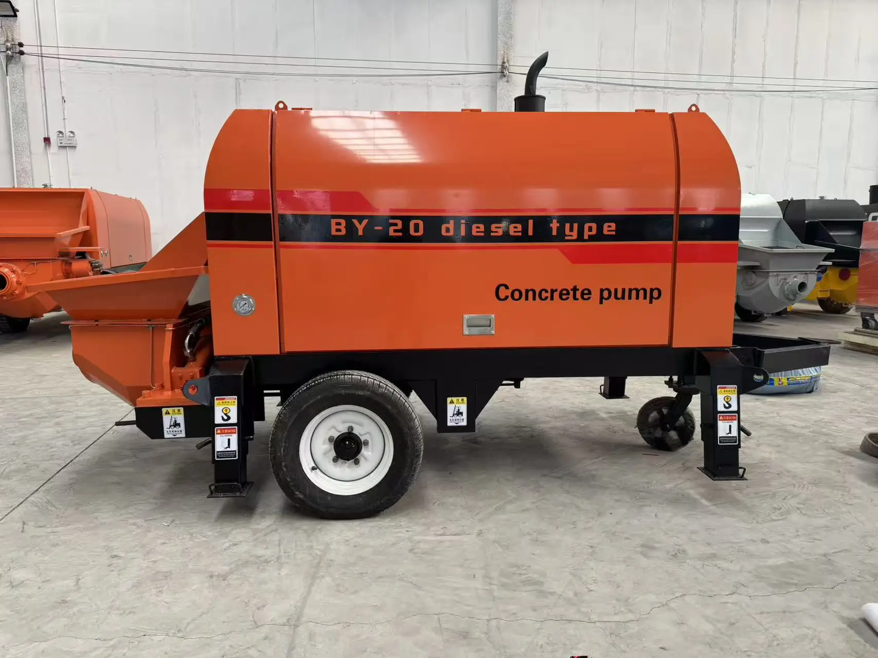 Low Price HBT20E Customizable  10m³/h  Concrete Pump Bridge Construction Water Conservancy  1-year Warranty Rapid Delivery