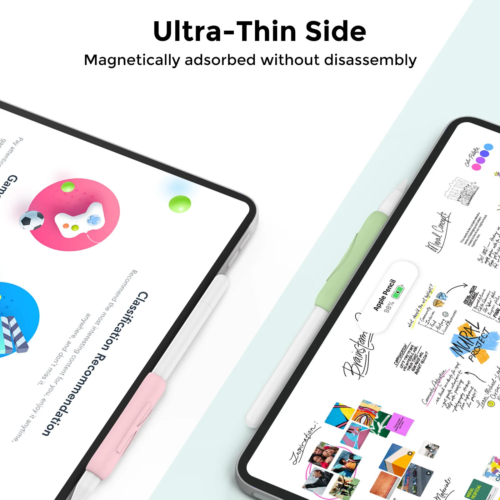 For Apple Pencil USB-C - Anti-slip Silicone Grip Sleeve