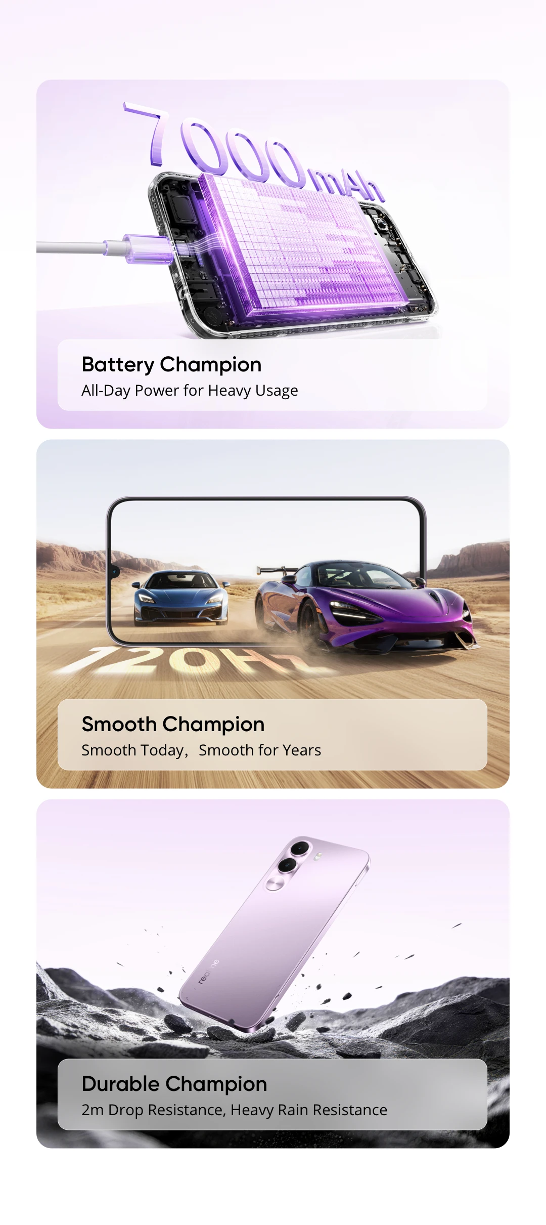 [New Launch] realme C100i Smartphone NFC 7000mAh Battery 15W Charge 6.8" 120Hz Display UNISOC T7250 Chipset IP64