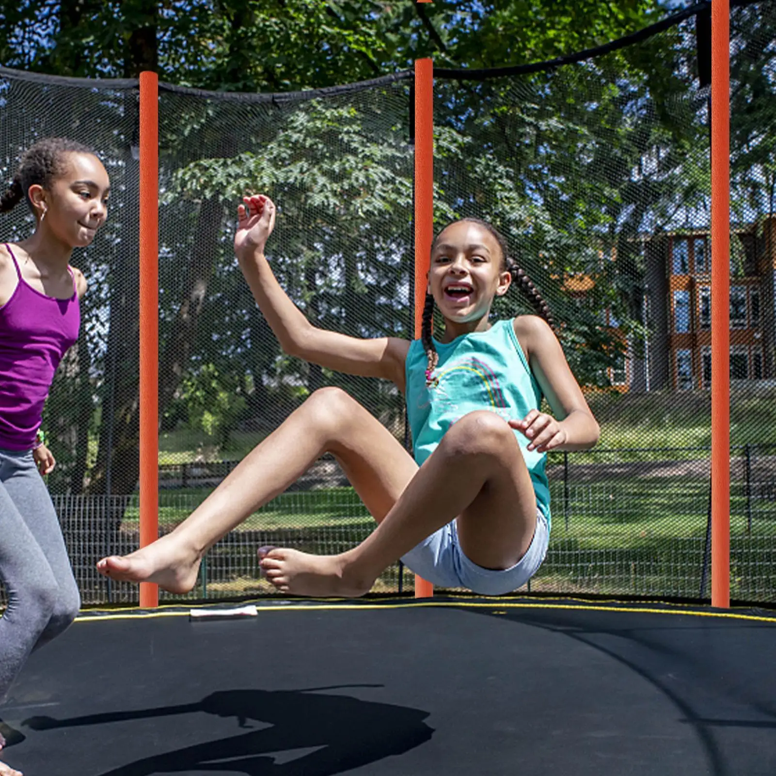 

Рукава из пенопласта для батута, устойчивые к ультрафиолетовому излучению, пенопластовые трубки для батутных перил, аксессуары для полых круглых трубок, предотвращающие столкновения
