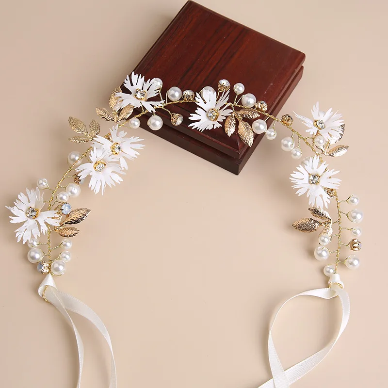 Korean Wedding Bridal Headwear Handmade Flower Bridal Ornaments Wedding Hair Accessories Children\'s Wreath Crown