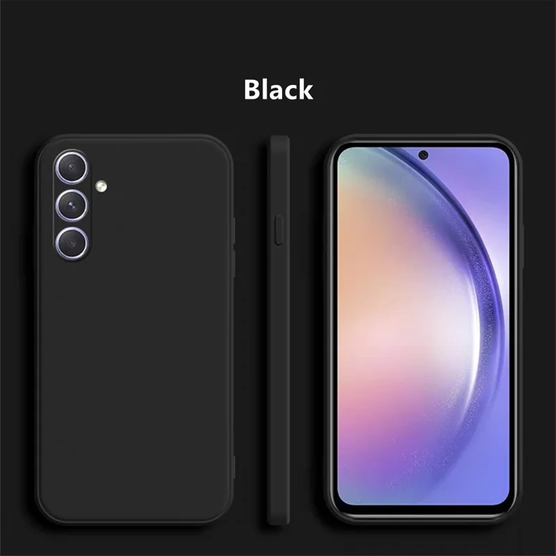 For Samsung Galaxy S25 Case Cover Samsung S25 Plus S24 Ultra Fundas Coque Soft Original Liquid Silicone Case Samsung Galaxy S25