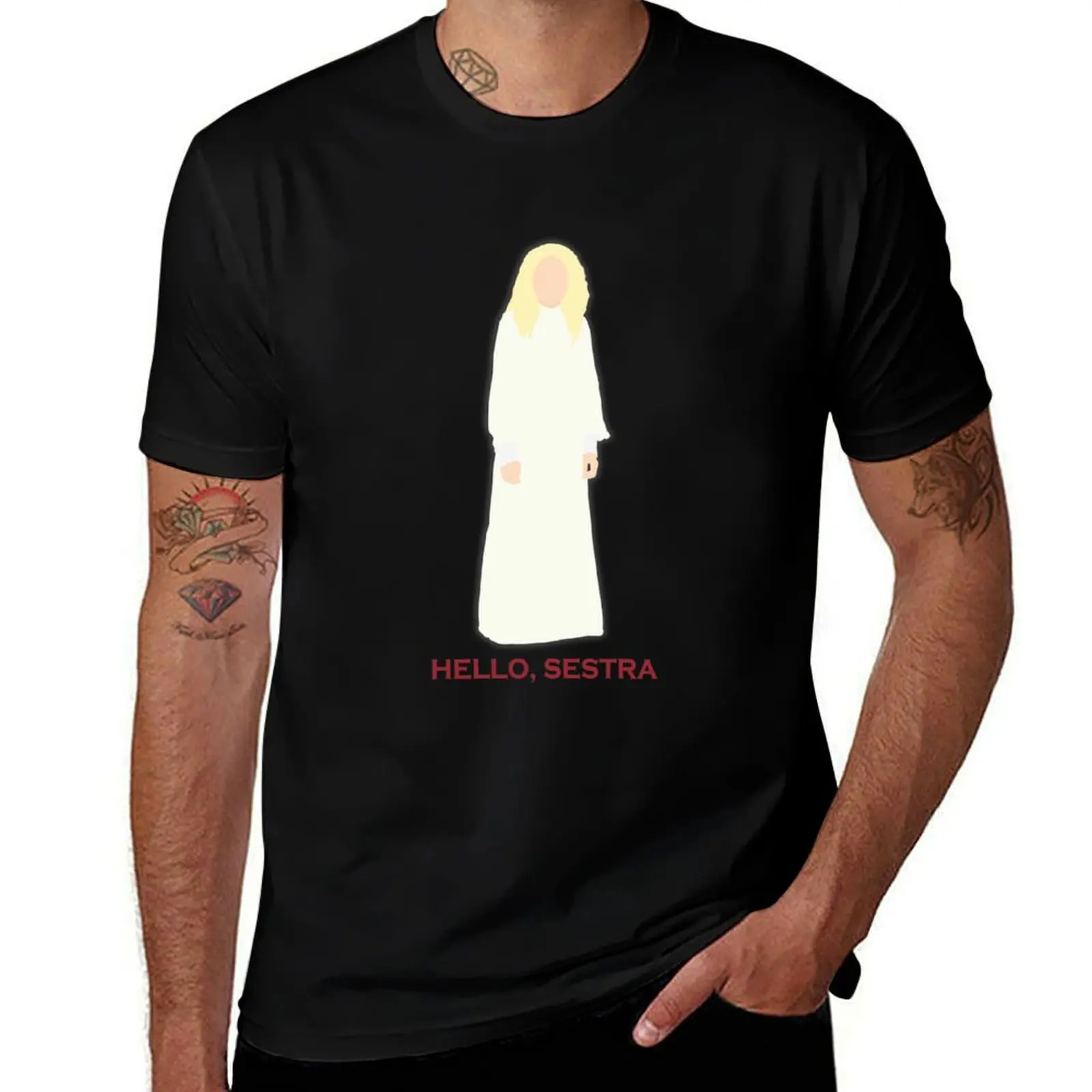 Orphan Black - Helena (Hello, sestra) T-Shirt Casual All Match Tee Shirt for Men T-Shirt