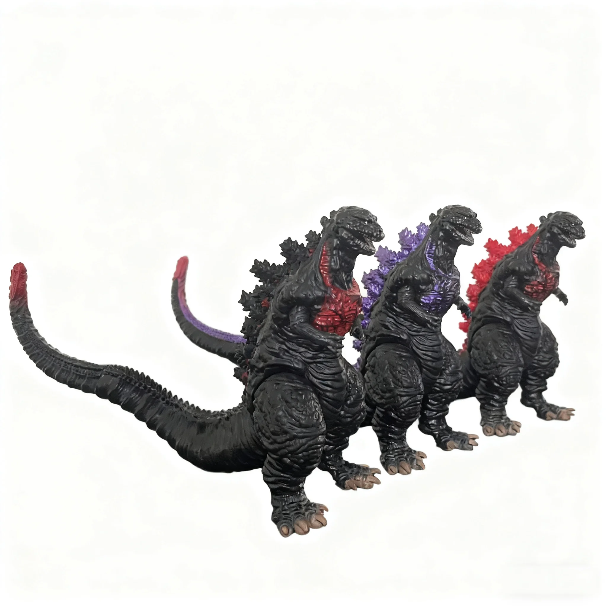 โมเดลก็อดซิลล่า 3 สี ของเล่นแอ็คชั่นฟิกเกอร์ ชินก็อดซิลล่า รุ่นเรดโลตัส ทำจากวัสดุซอฟต์กลู ขนาด 17 ซม. ของเล่นไดโนเสาร์มอนสเตอร์สำหรับเด็ก ตุ๊กตาขยับได้ ของขวัญ
