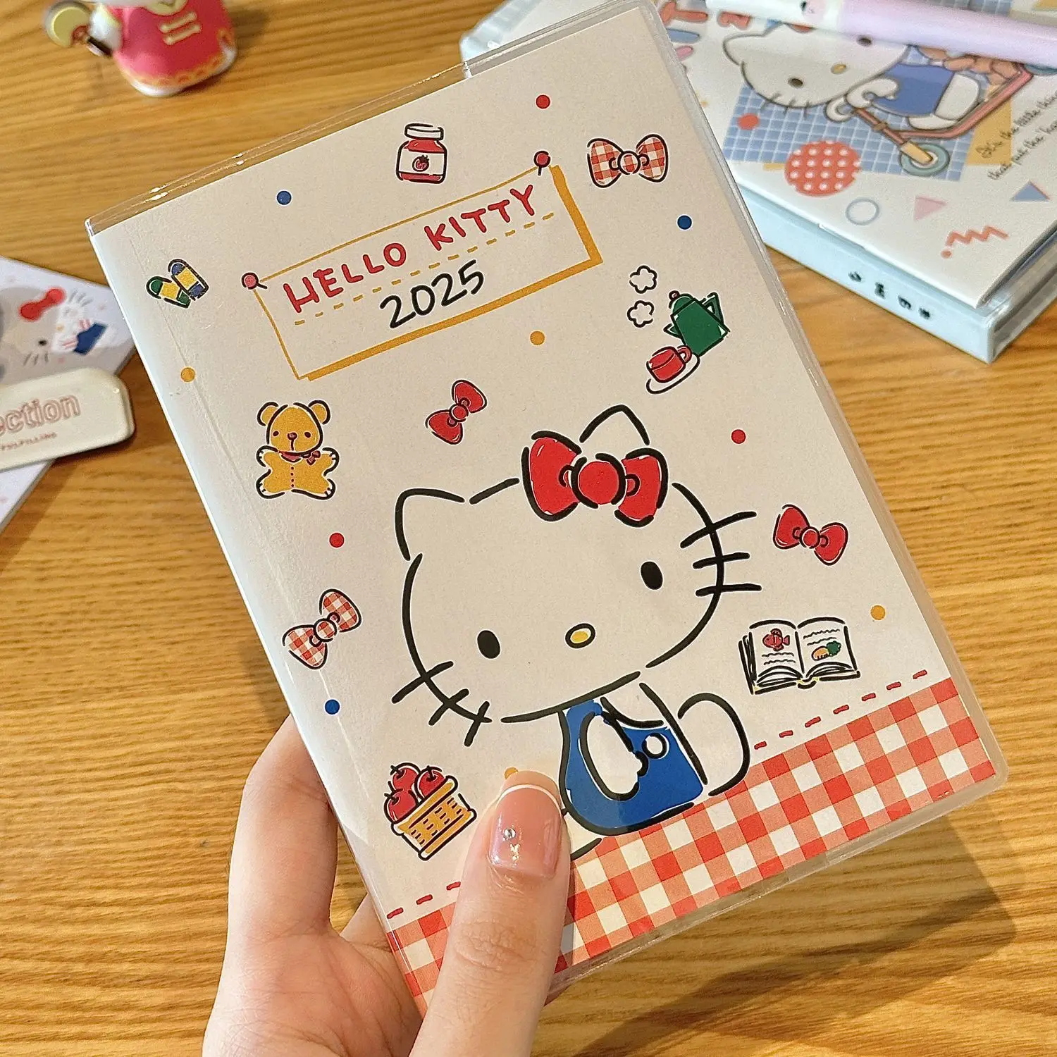 2025 Cute Cat Color Page Design Style School Specific Notebook Student Memoirs Excerpt Diary School Specific Notebook