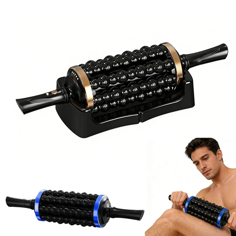 Elektrische Massagerolle zur Muskelentspannung, Faszienrolle, Fitness-Körperroller, Perkussionsmassagegerät für Fuß und Bein