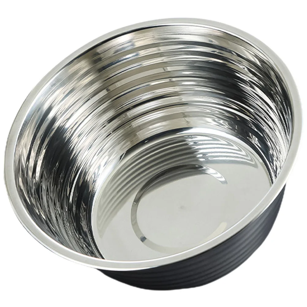 

Stainless Steel Soup Bowl Deepened Round Salad Fruit Mixing Bowl Kitchen Tableware For Home Restaurant Use