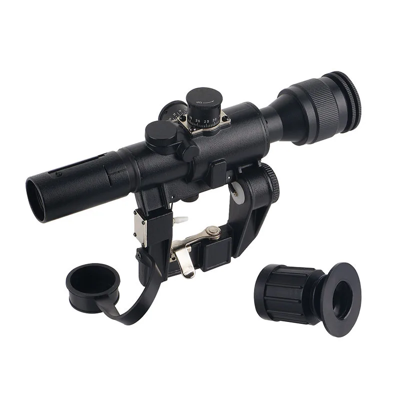 

4x26 SVD Scope Hunting Sight Red Illuminated FMC Coating 4x Tactical Optical Long Range Scope Accessories