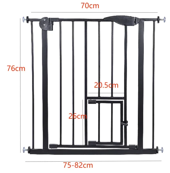 Child Protection Security Stairs Door Baby Pet Safety Gate, Fence For Kids Safe Doorway Gate Pets Dog gate