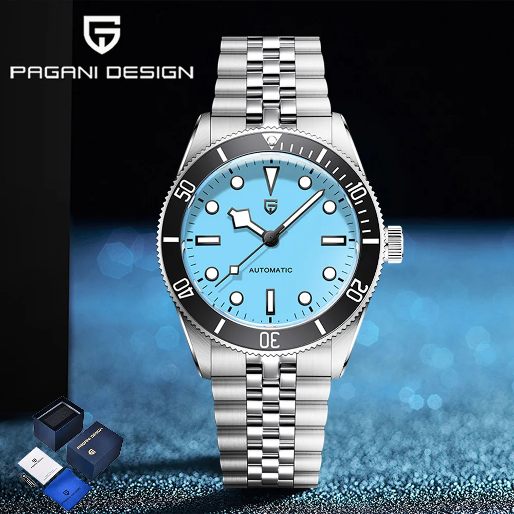 

Мужские часы Pagani Design BB58, роскошные механические часы с сапфировым стеклом, спортивные водонепроницаемые часы с автоматическим механизмом NH35, подарочная коробка, 2026