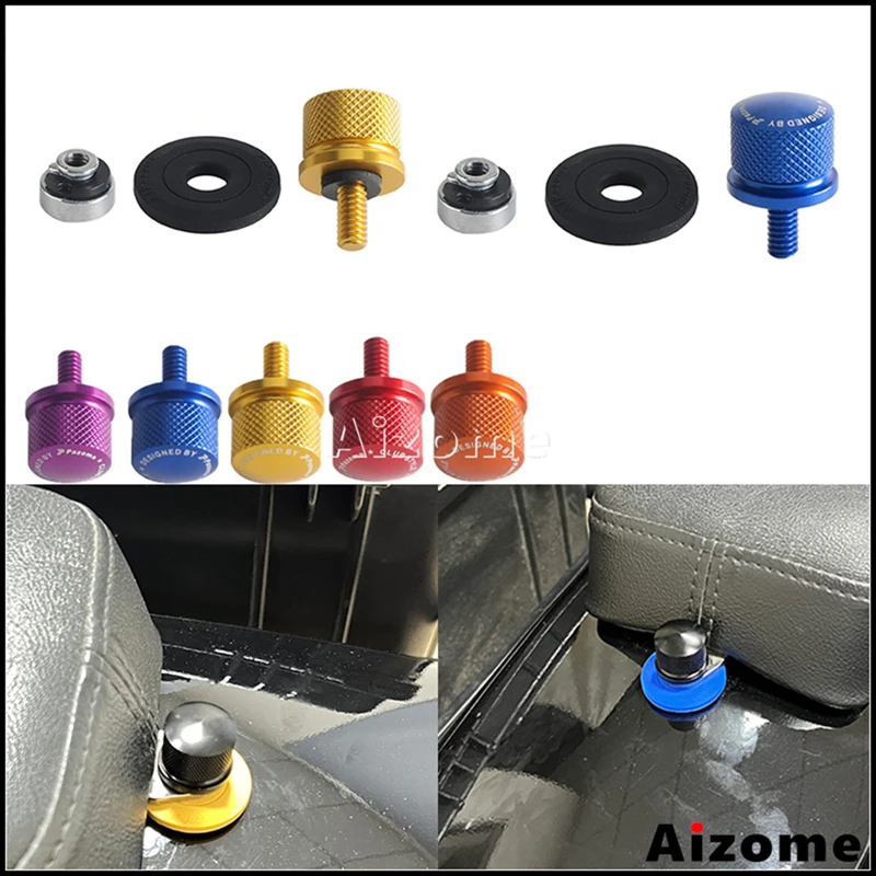 Motorcycle Seat Rear Screw Bolt Nut Washer Pad Mounting Kit For Harley Touring Trike models XL 883 Dyna Softail 1997-2026