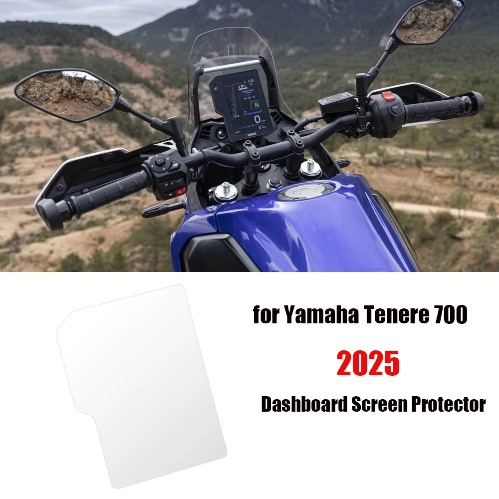 

for Yamaha Tenere 700 2025 Scratch Cluster Dashboard Screen Protector Tenere 700 Dashboard Screen Protector Instrument Film