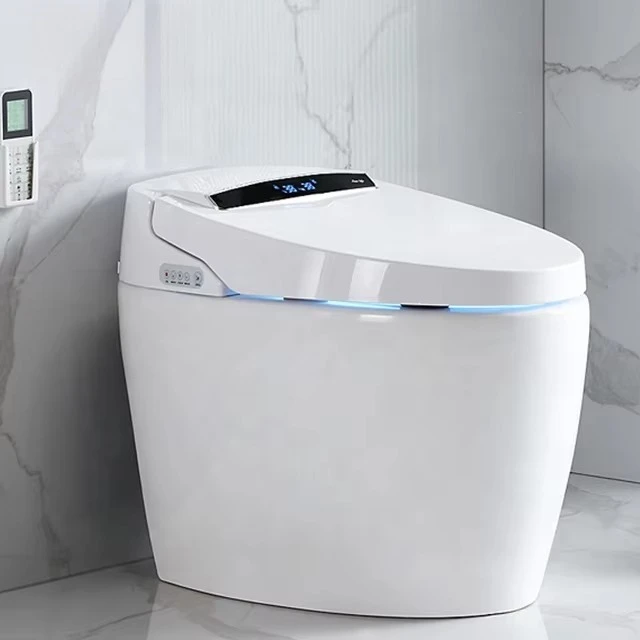 Cheap Price Foot Sensing Flip Flushing Bathroom Smart Intelligent Wc Automatic Hygienic Toilet Bowl Composting Toilet