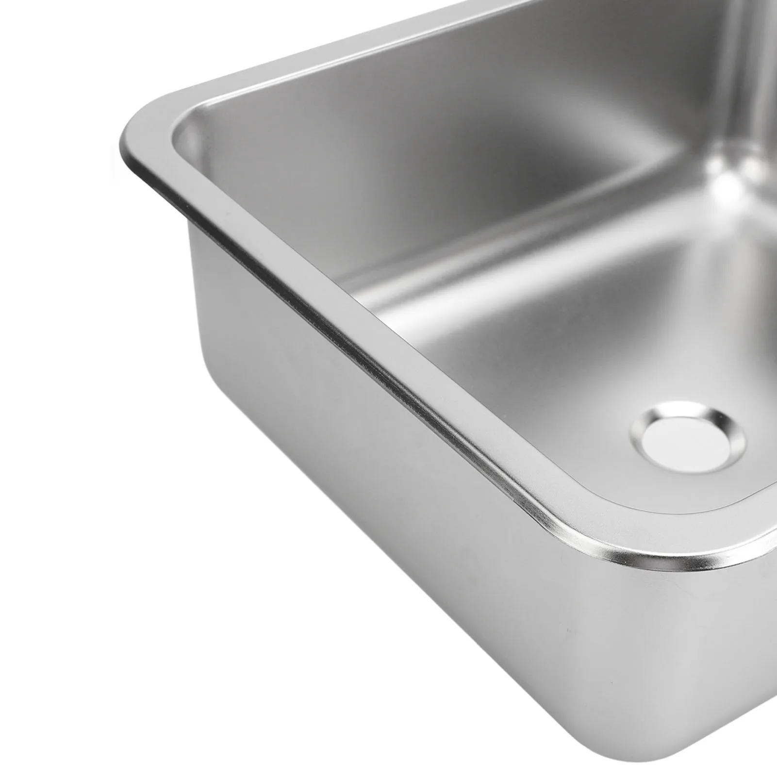 RV Kitchen Sink 16×14.4×12inch Stainless Steel Large Capacity Efficient Drainage Heat Resistant for Caravan Motorhome Boat Yacht