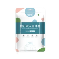 Disposable Bed Sheets Set Towel Hotel Quilt Cover Bedding Dirty Proof Pillowcase Dirty Quilt Cover Portable Travel Essential 5