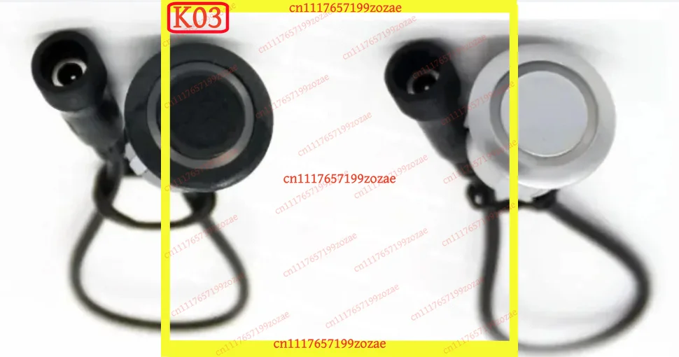 KJ02 k3 5pcs Car Parking Sensor Kit, 22mm Reverse Backup Radar Probes with Buzzer, Universal Ultrasonic Parking Aid System